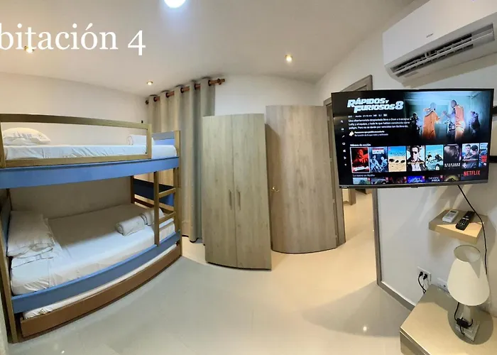 Lujoso Apartamento Completo Hasta 9 Personas 4 Habitaciones